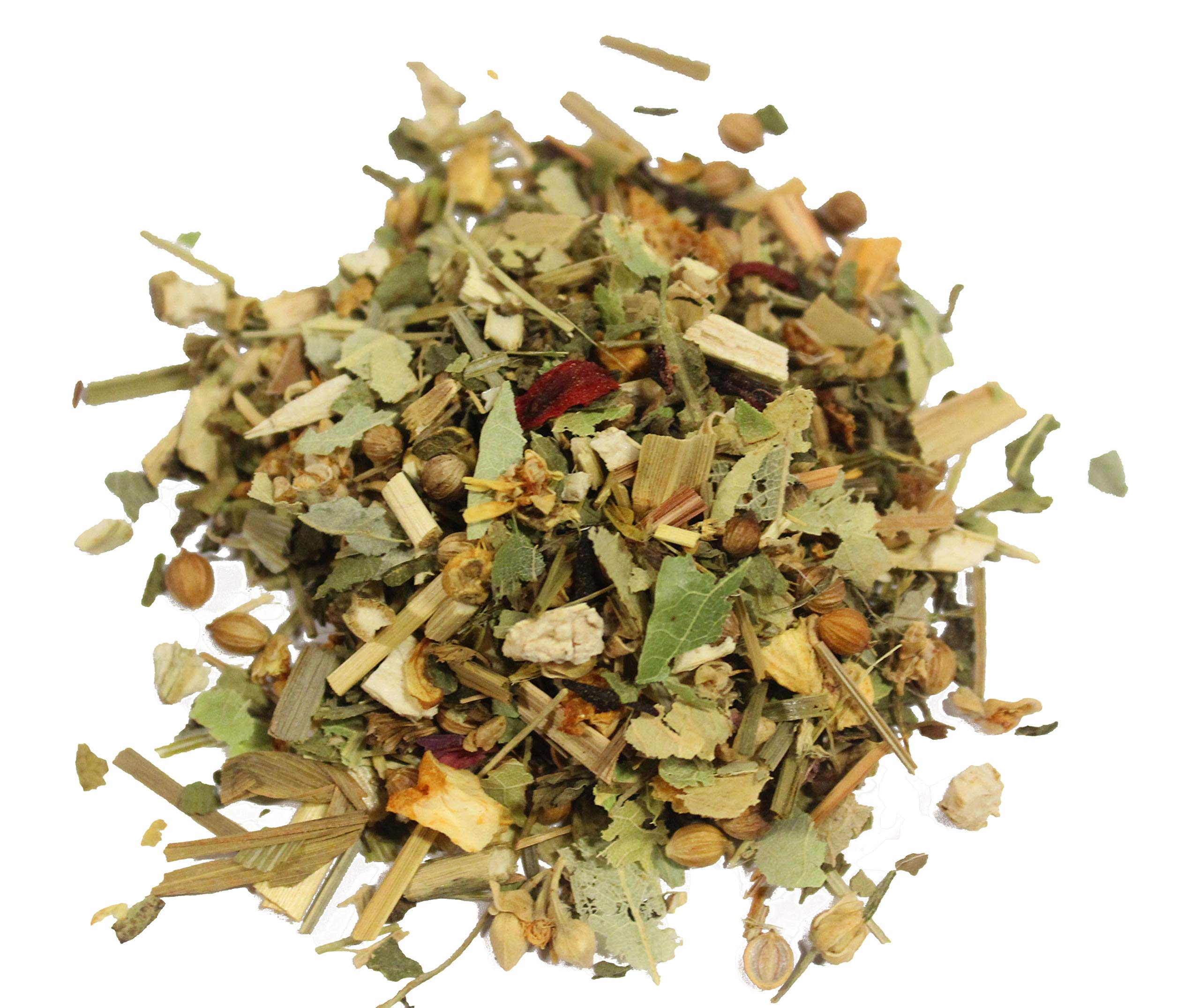 Nelson's Tea - Lemon Ginger Mint - Herbal Loose Leaf Tea - Caffeine Free - Peppermint leaf, oat straw, marshmallow root, lemongrass, spearmint leaf, lemon verbena, and lemon balm (Sample 0.3 Oz)