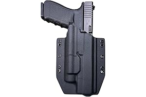 Black Kydex Holster Compatible with Glock 40 & Streamlight TLR-1/TLR-HL