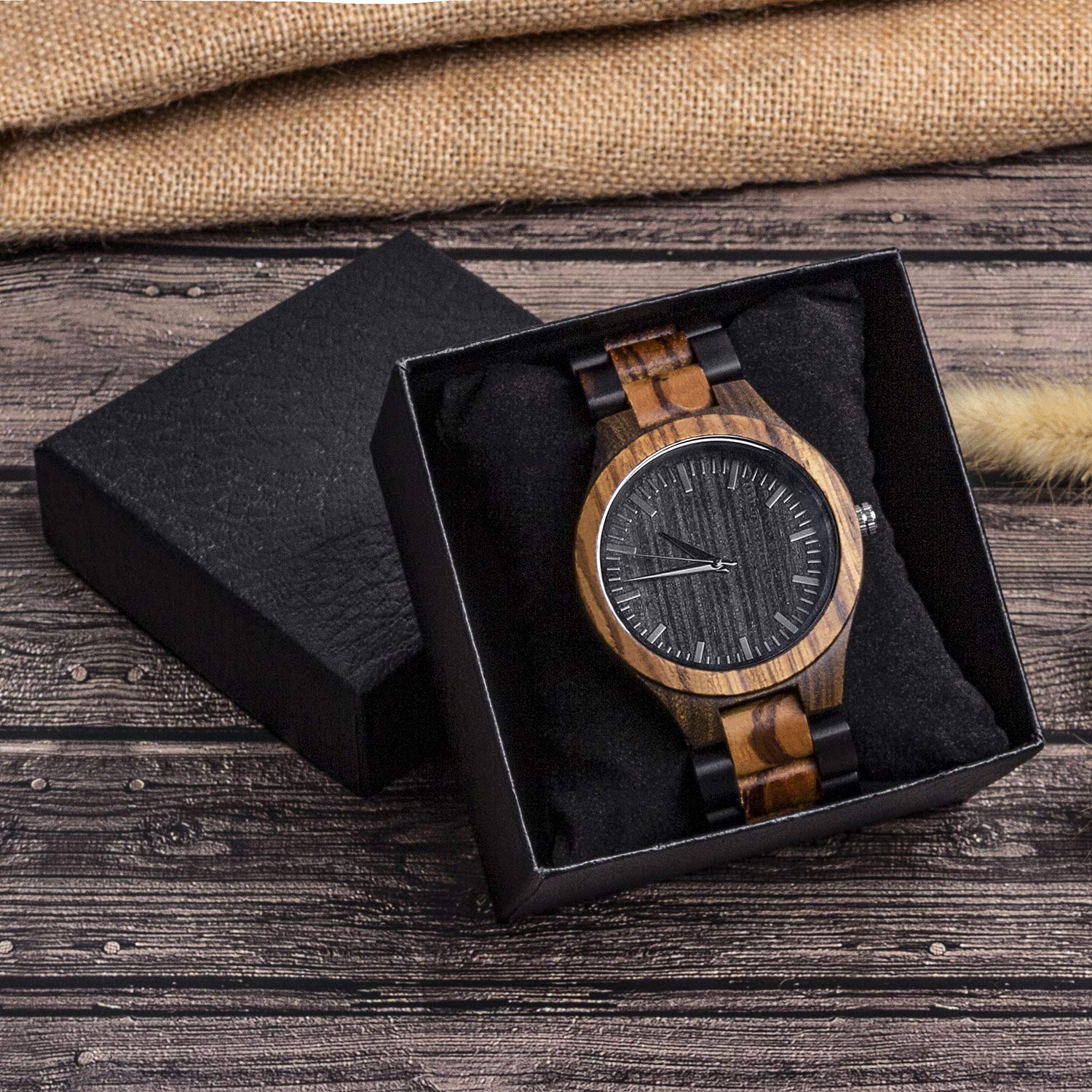 Orologio inciso personalizzato per il testimone dello sposo Regali per matrimonio Mens Orologi in legno personalizzati per gli uomini Testimoni dello sposo personalizzati Marito Papà Padre Idee