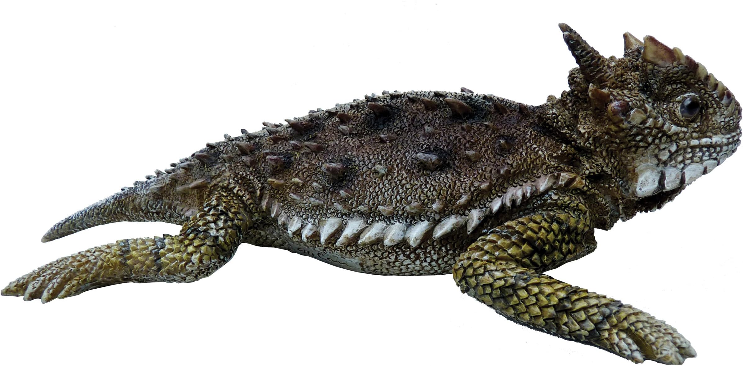 Horned Toad by Michael Carr Designs - Outdoor Horned Toad Figurine for gardens, patios and lawns (80041)