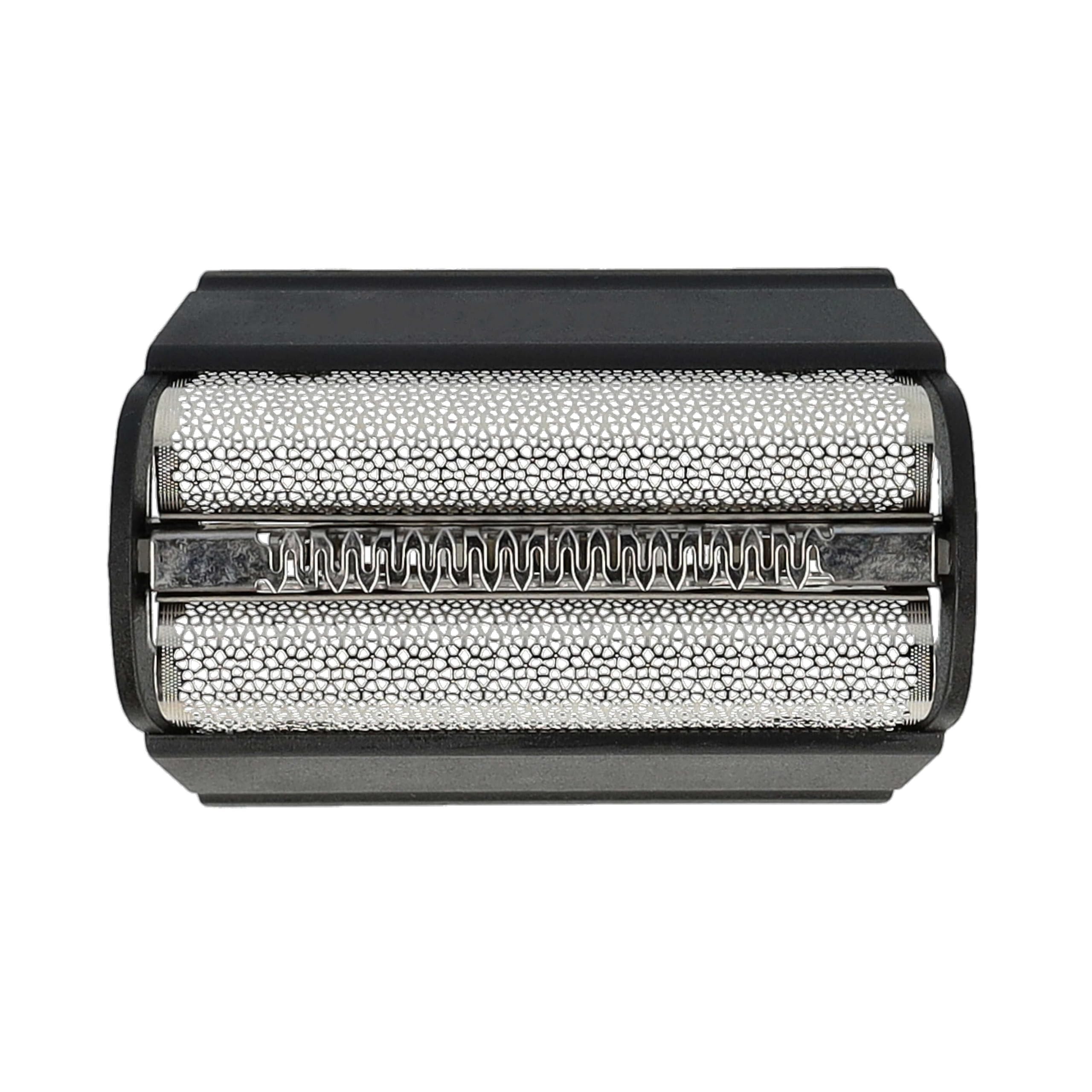 vhbw Zestaw części tnących do golarki elektrycznej Braun Flex Integral 5316, 5410, 5412, 5414, folia + blok na noże, czarny