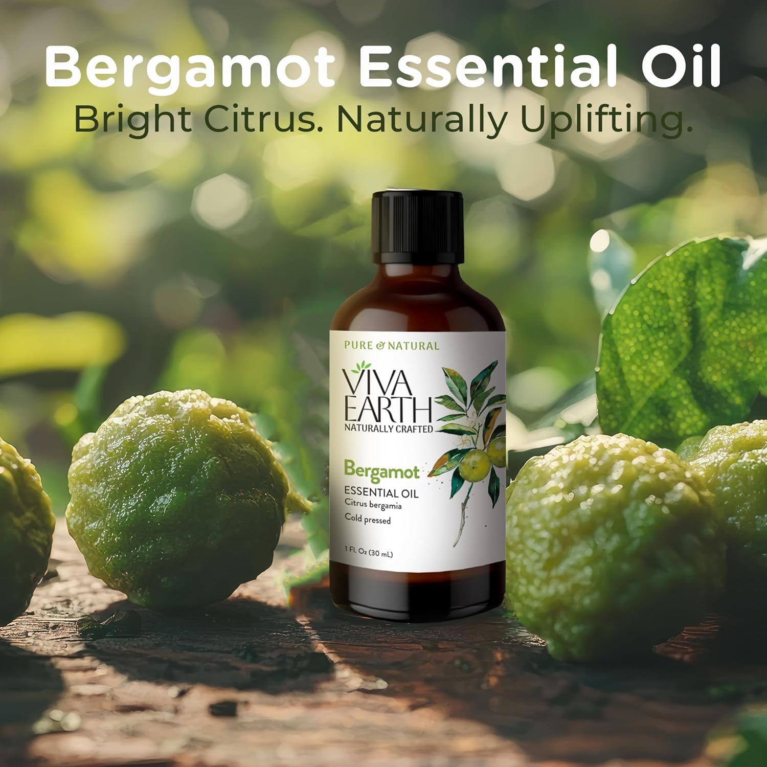 Bergamot Essential Oil – 100% Pure & Natural Citrus Bergamot Oil for Diffuser, Hair, Face, Skin Care, Aromatherapy, Scalp & Body Massage, Soap & Candle Making – with Dropper, 1 Fl Oz - Image 2