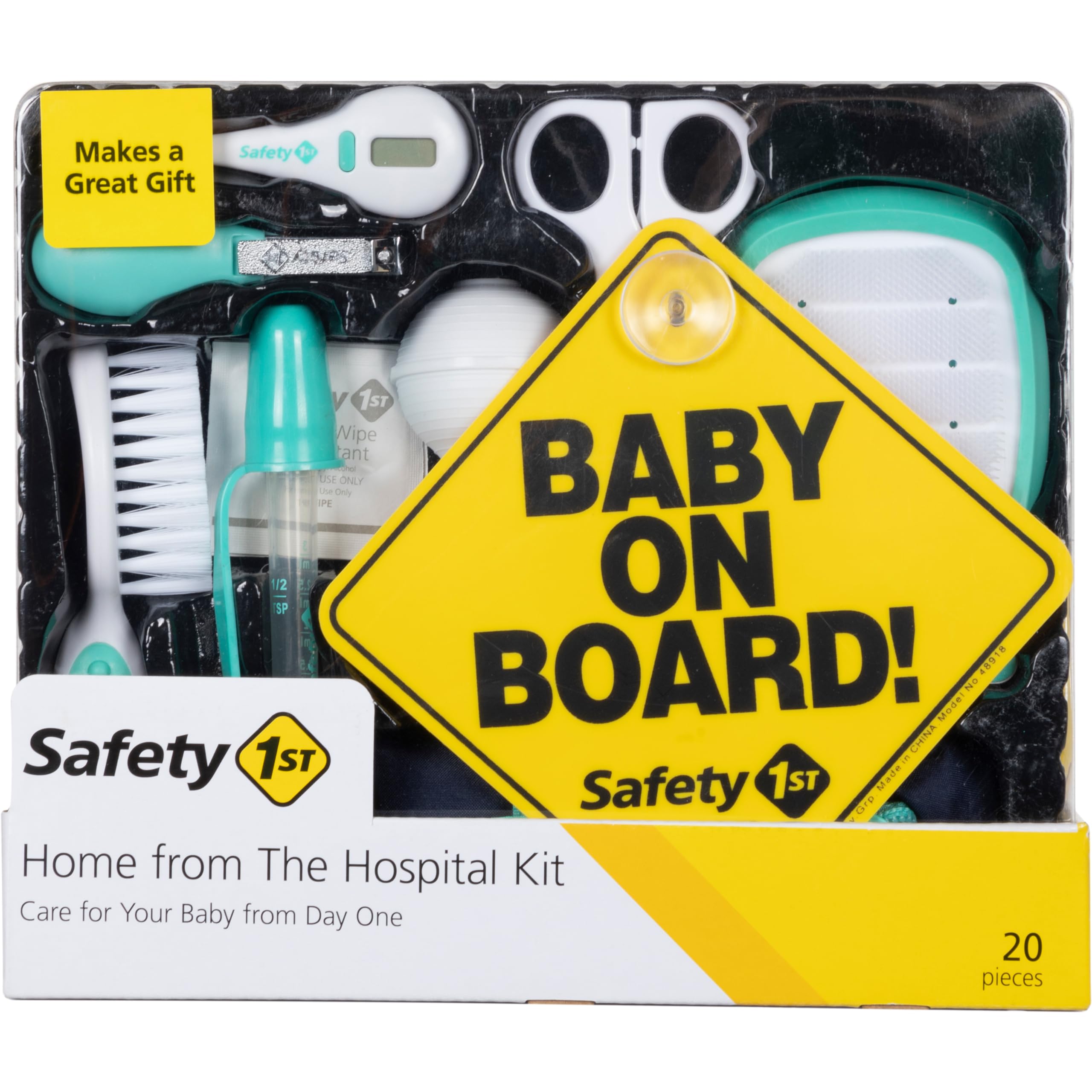Safety 1st Home from The Hospital Kit pour nouveau-né, essentiels pour bébé, écume de mer