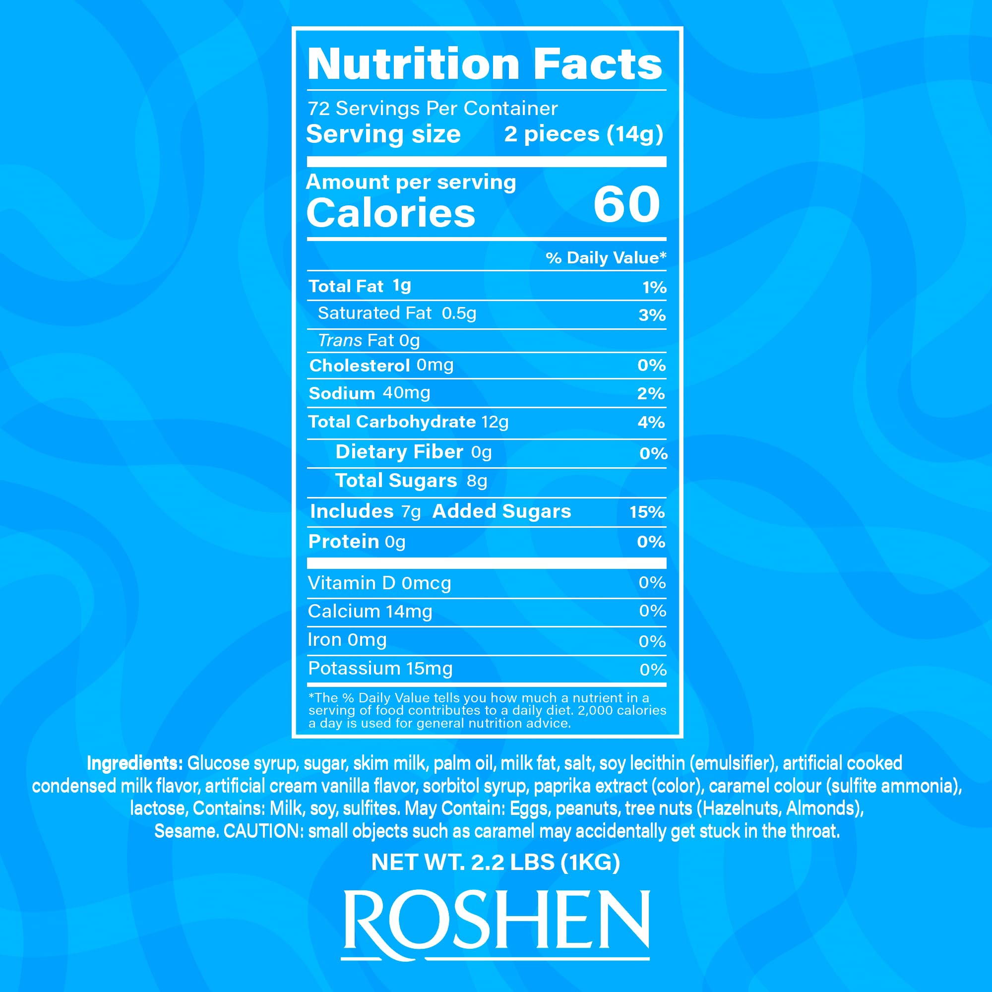ROSHEN Cukierki Sweet Drop mleczne nadzienie 1kg