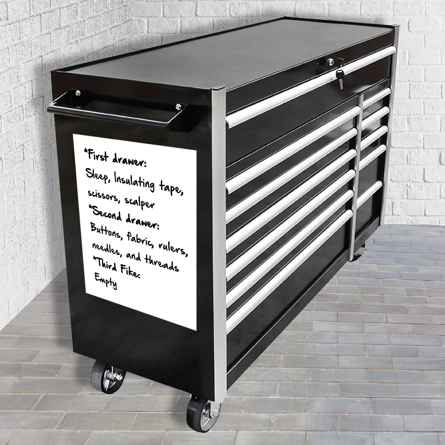 Dry Erase Magnetic Roll, Glossy White Write on/Wipe Off Magnet, 24 inches by Flexible Magnets (2 ft x 50 ft)