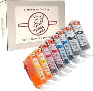 4PK Stampante Inchiostro Nero Per Canon CLI-221 221BK IP3600 - Foto 9