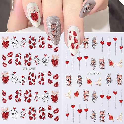 Calcomanías autoadhesivas 3D para el día de San Valentín (San Valentín 4)