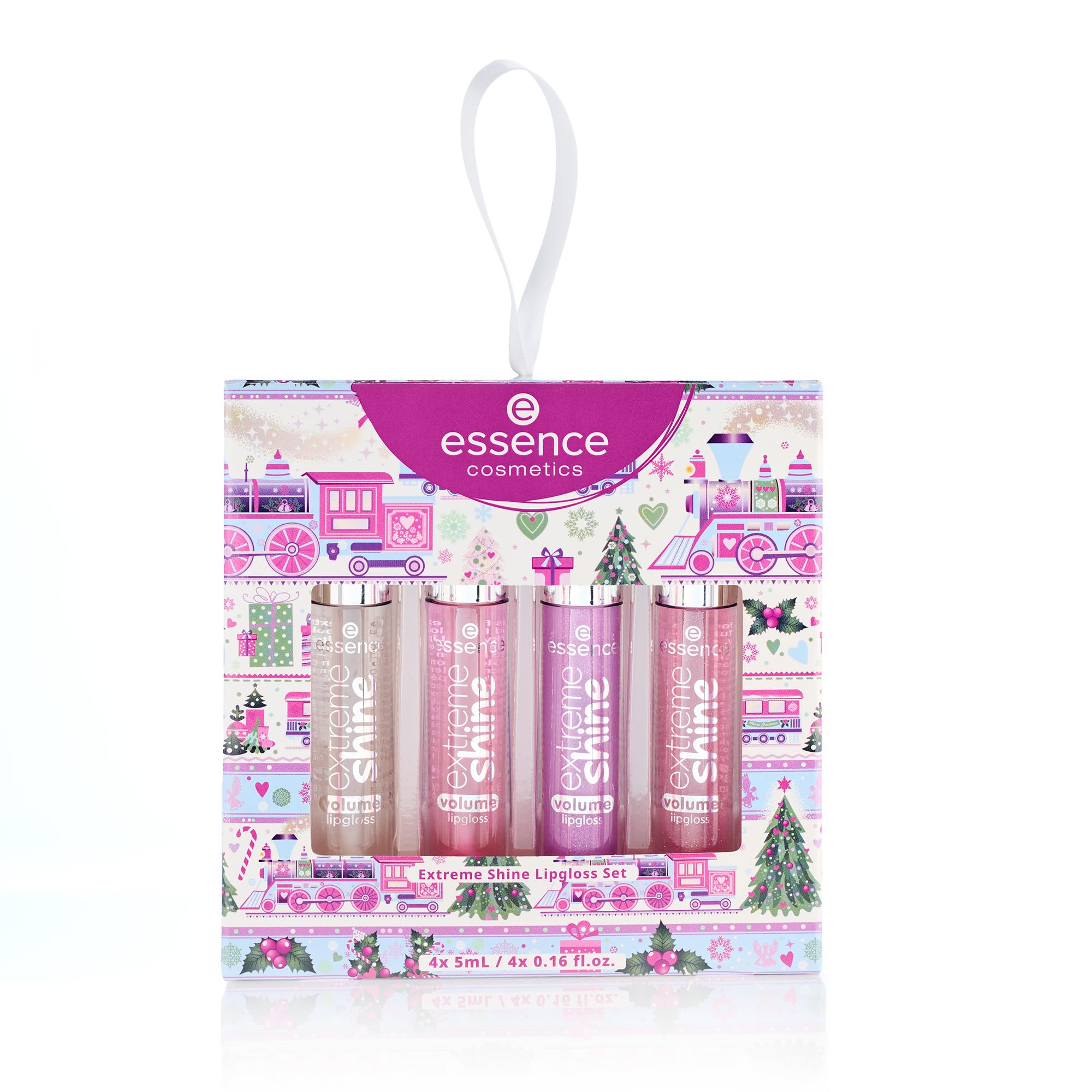 Extreme Shine Volume Lipgloss Gift Set | 4 Shades in 1 Set | Stocking Stuffer for Beauty Lovers | Vegan & Cruelty Free | Free from Gluten, Parabens, Preservatives, Oil