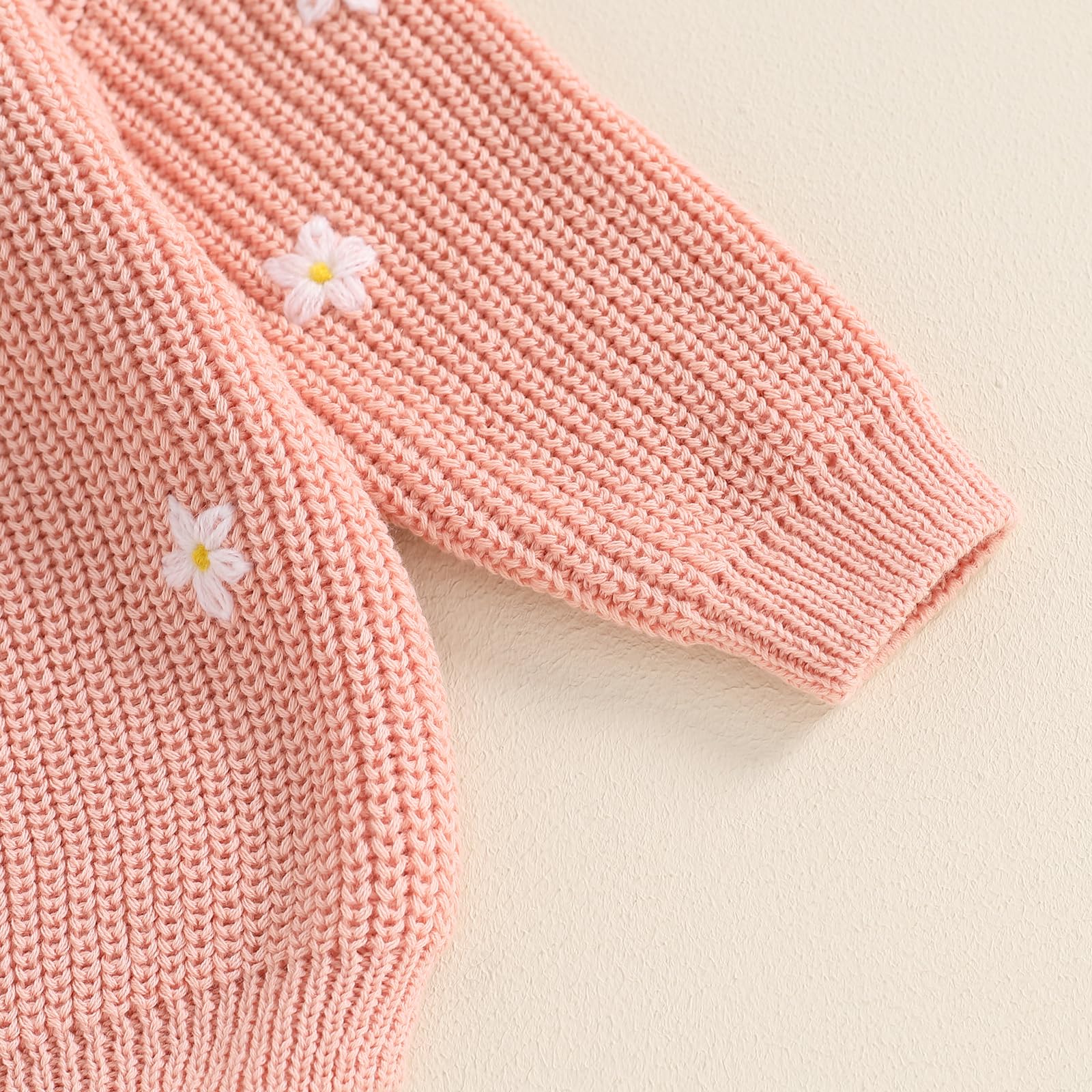 Maglione a maglia per il primo compleanno, a maniche lunghe, con lettere floreali, ricamate, per bambini, un anno di servizio fotografico