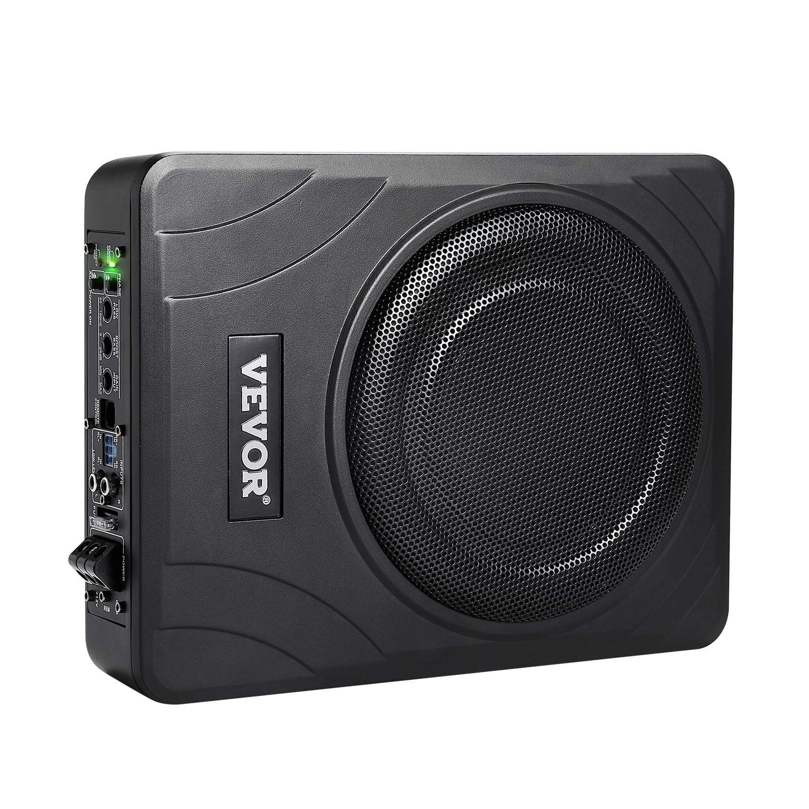 VEVOR Subwoofer per Auto Sotto Sedile 203 mm 300W Sistema Audio a Basso Profilo con Amplificatore