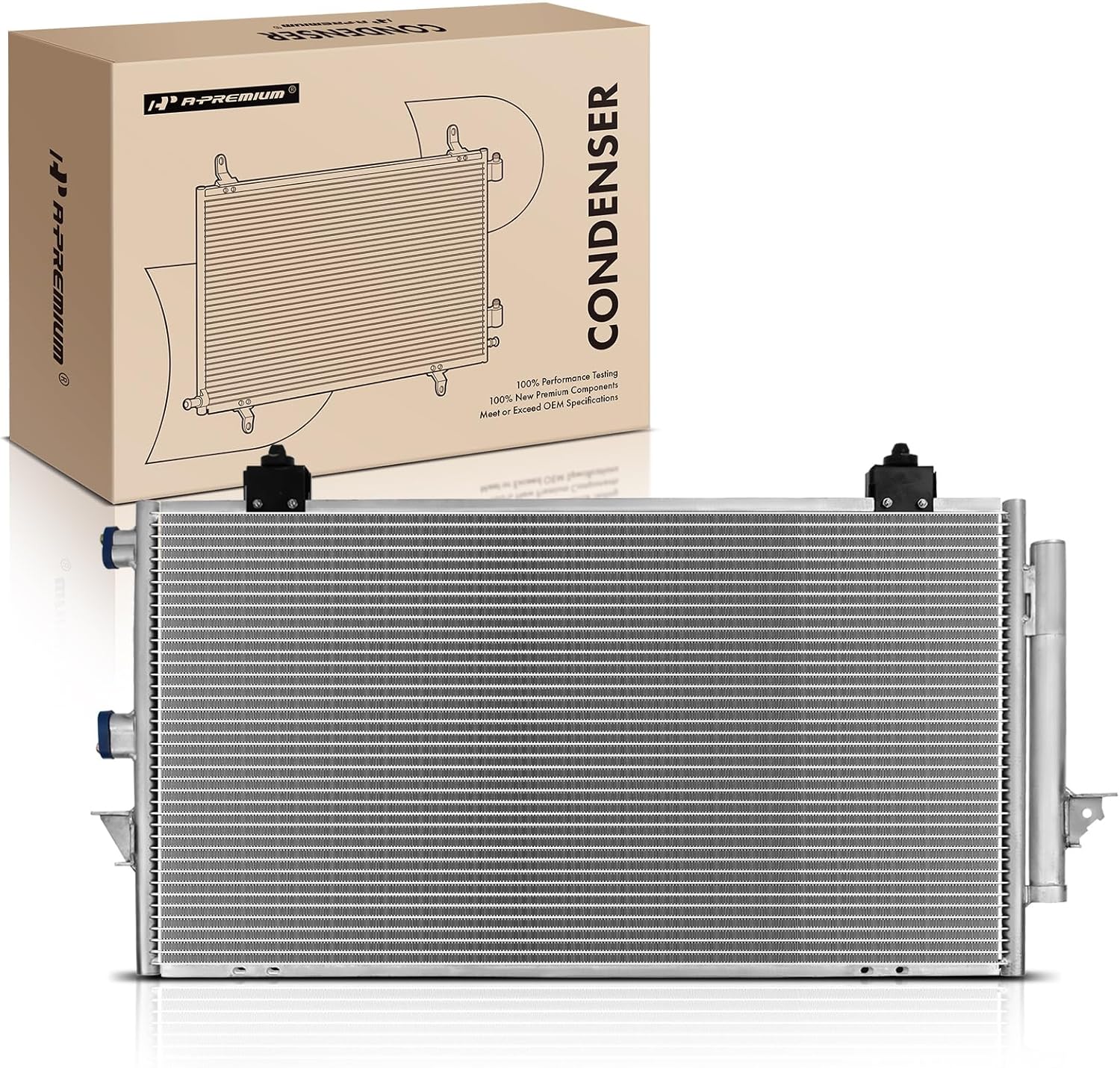 A-Premium A/C Condenser Compatible with 2001 2002 2003 2004 2005 Toyota RAV4