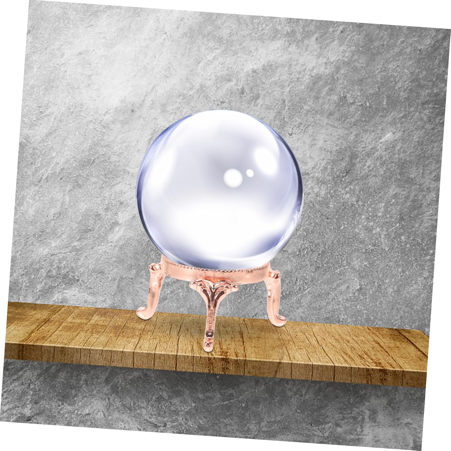PRETYZOOM 2 Pcs Metal Crystal Ball Stand Decorative Pedestals for Display