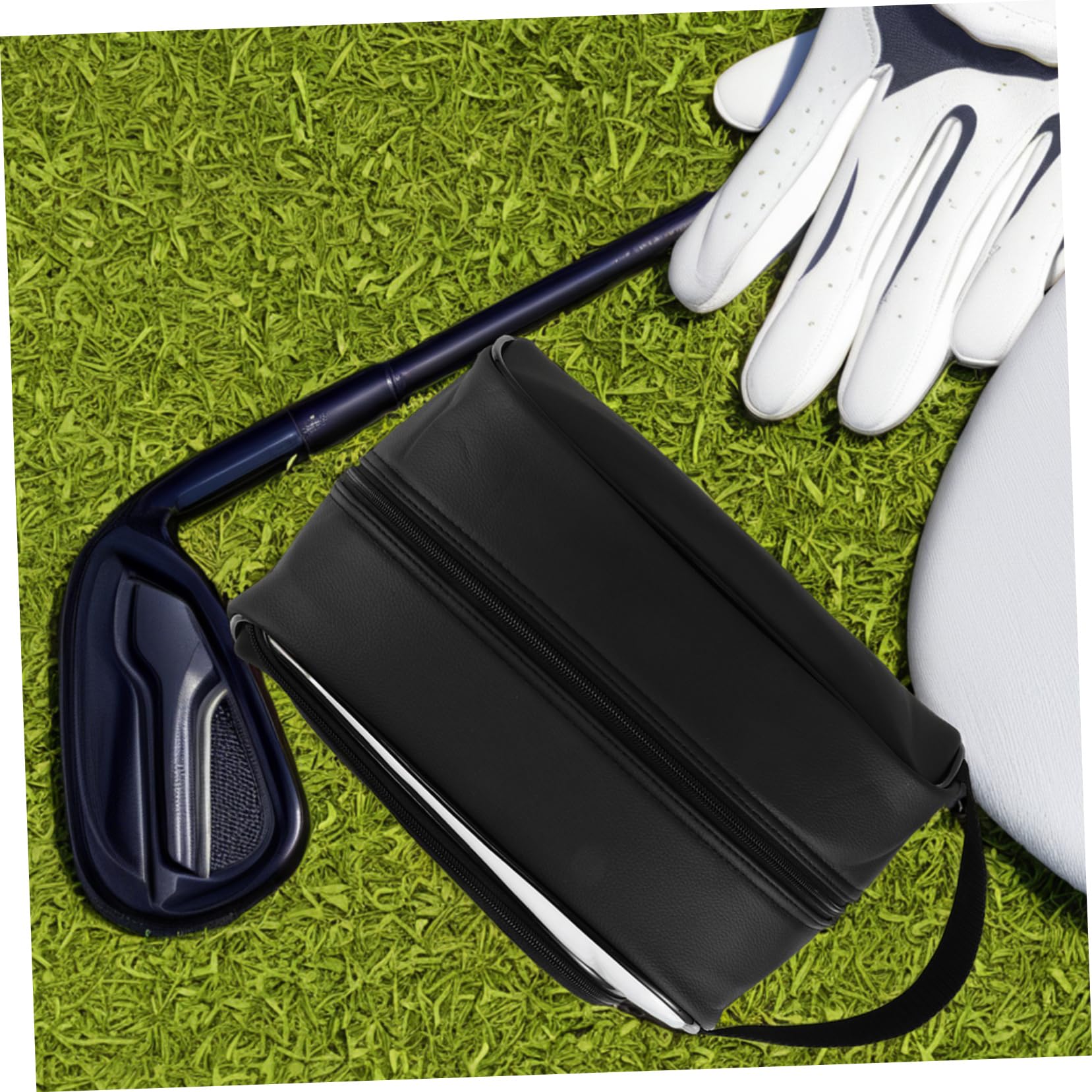 GALPADA Schuhbeutel für Reisen Wasserdichter Pu Schuhbeutel zur Aufbewahrung Schuhtasche für Koffer Tanzschuhbeutel Schuhorganizer für Golf und Sportarten Leicht Tragbar