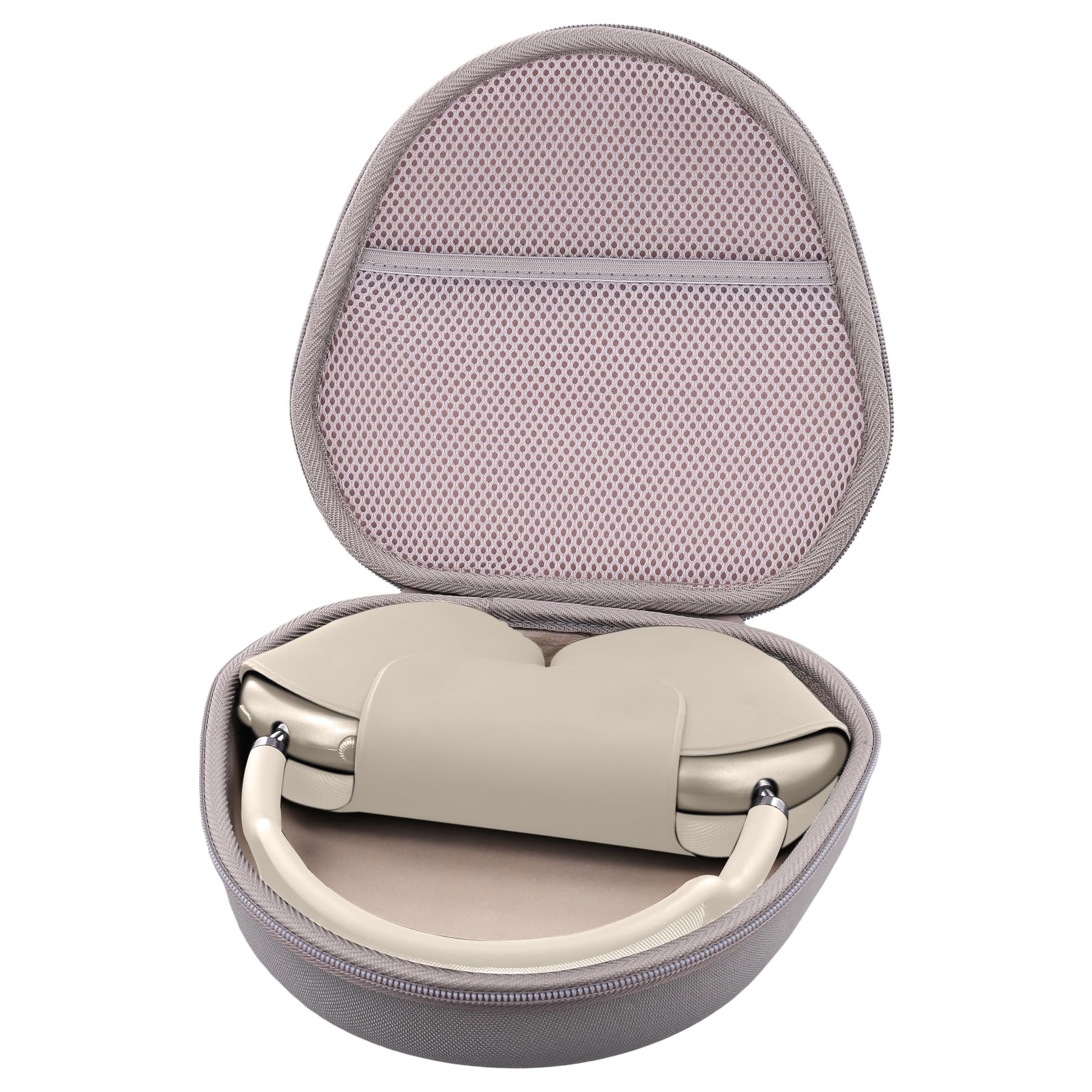 khanka Hard Carrying Case for Apple AirPods Max 2/Apple AirPods Max Wireless Over-Ear Headphones,Sandy Case