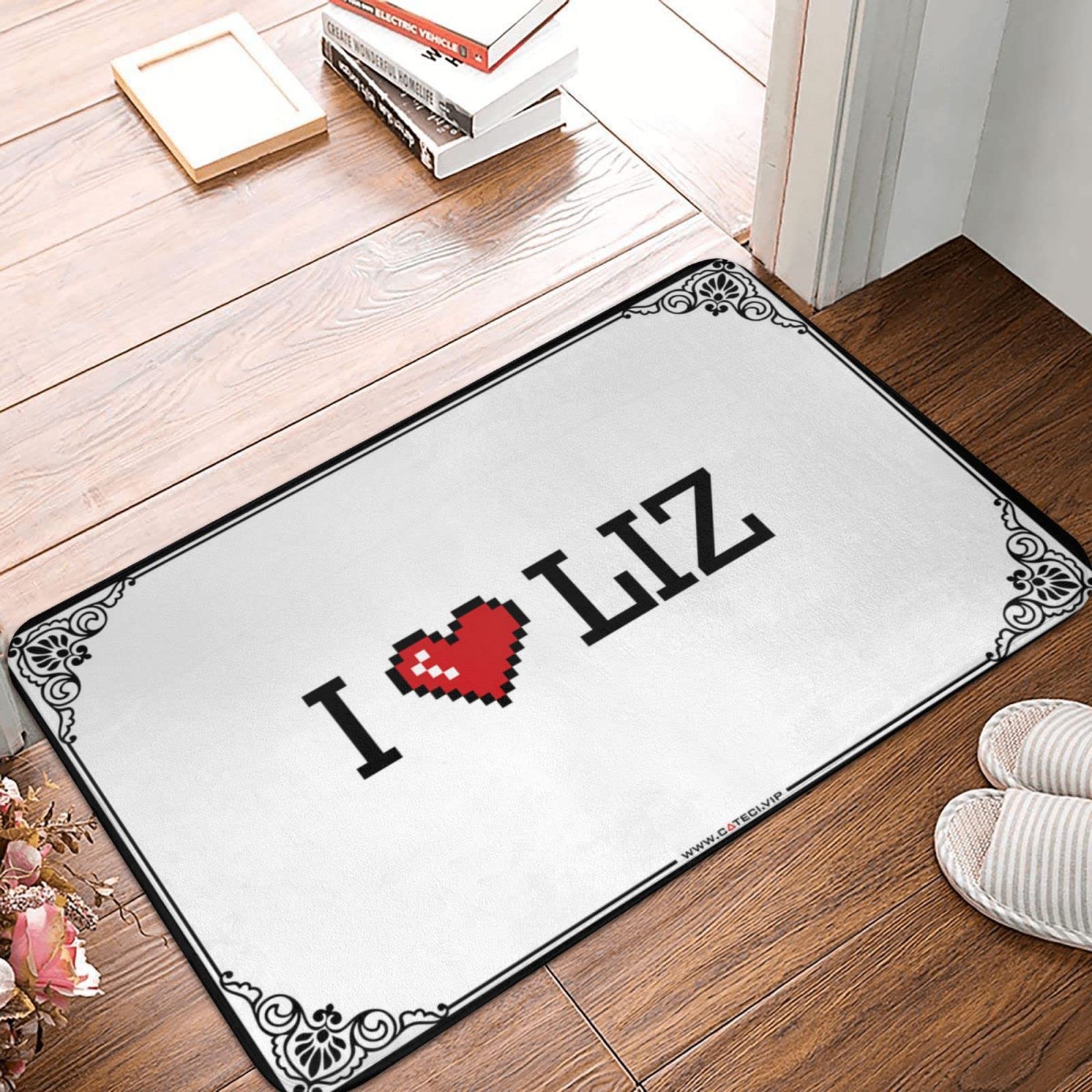 Paillasson amusant I Love Liz idée cadeau originale pour pendaison de crémaillère