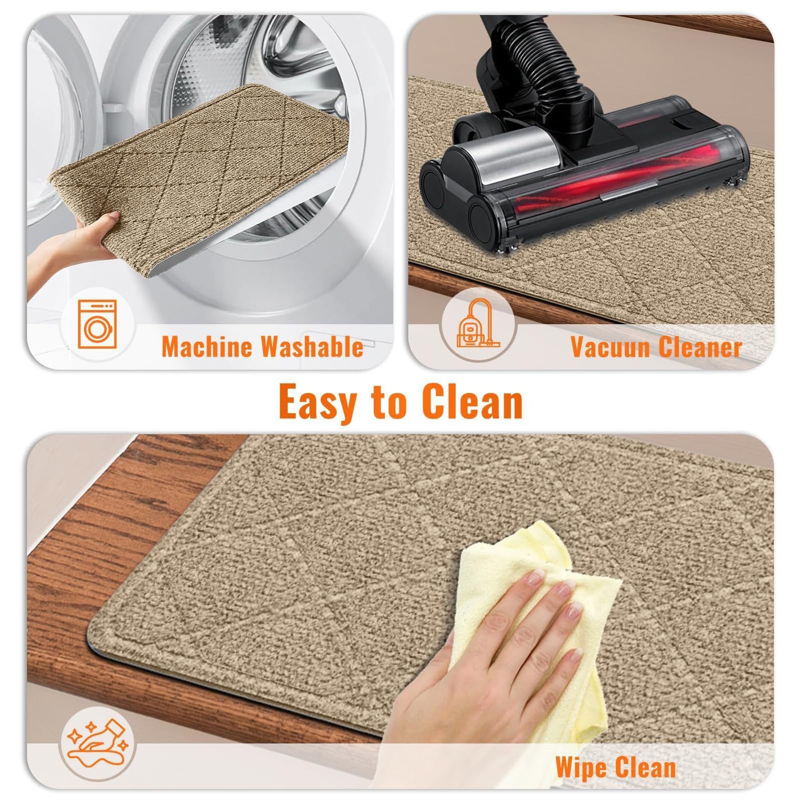 Tapis pour les Escaliers 7 Pièces de Tapis Adhésif pour Marches