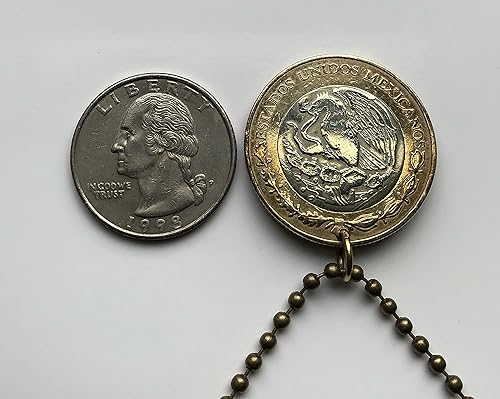 Miniatura 6 de 2021 México 10 Pesos moneda colgante azteca sol calendario piedra del sol piedra del sol escultura Méxica Tonatiuh Tlaltecuhtli Yohualtecuhtli