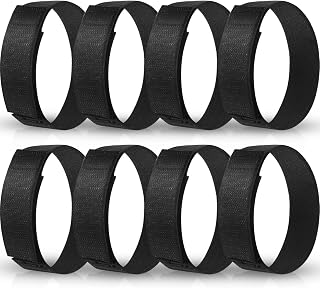 Chivao Black Boot Blousers Elastic Military Boot Straps Ankle Strap 1 Inch Wide Bands Wader Hunting Hiking Army