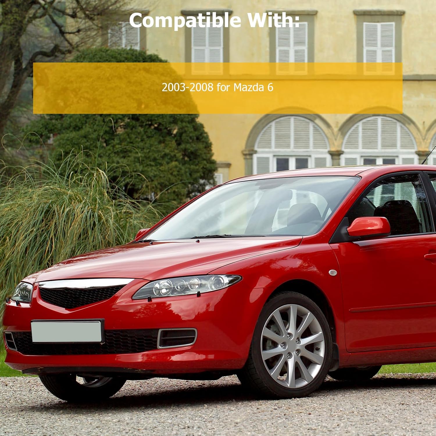 ASAPE Complete Struts Front A Pair Fit for 2003 2004 2005 2006 2007 2008 Mazda 6 (2007 i and s models only) Quick-Strut Complete Strut Assembly w/Coil Spring Replace OE 172195