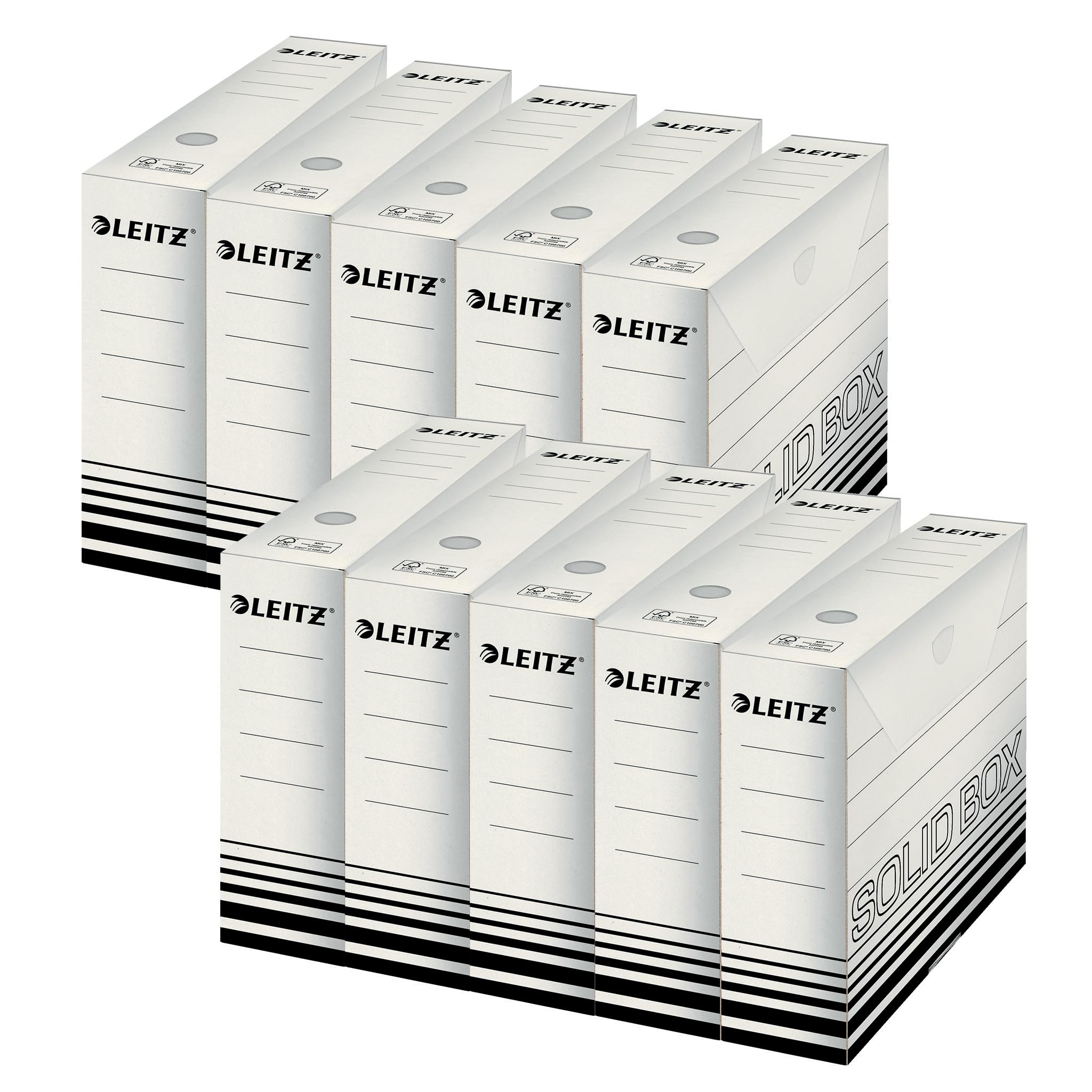 Leitz 6127-00-01 Solid Archive Box 80 mm