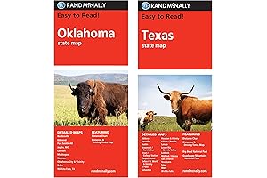 Rand McNally State Maps: Texas Overview Guide for Travel