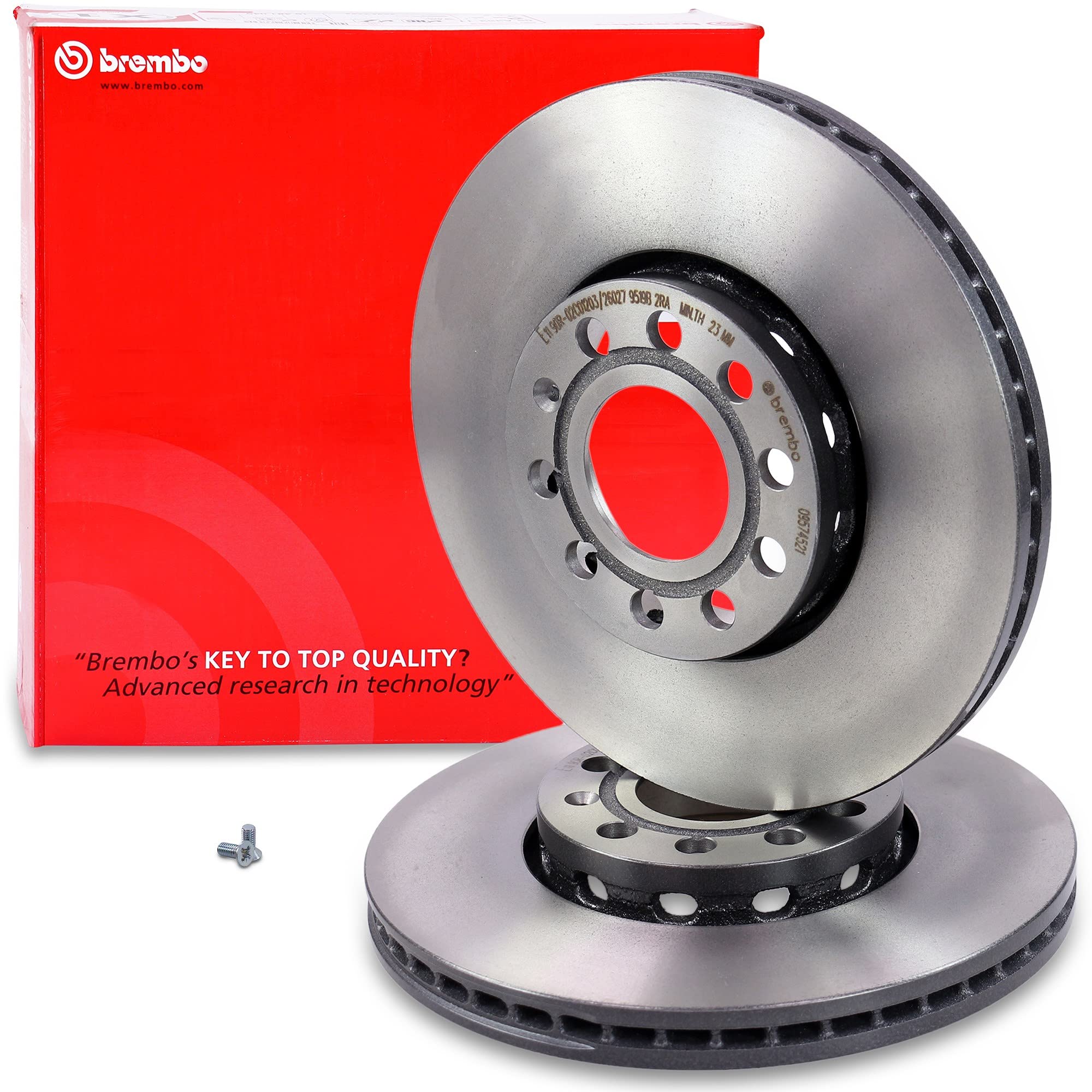 BREMBO Set di freni Coated Disc Line incl. dischi freno anteriori Ø 288mm ventilati + posteriori Ø 245 mm pieni + pastiglie freno anteriori e posteriori Compatibile con AUDI A4 B6, A4 B7 Cabrio (8HE)