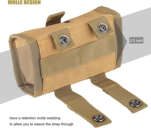 Miniatura 10 de 10 Round Shotgun Shotshell Reload Belt Holder Carrier Tactical Molle Ammo Pouch for 12 Gauge20G