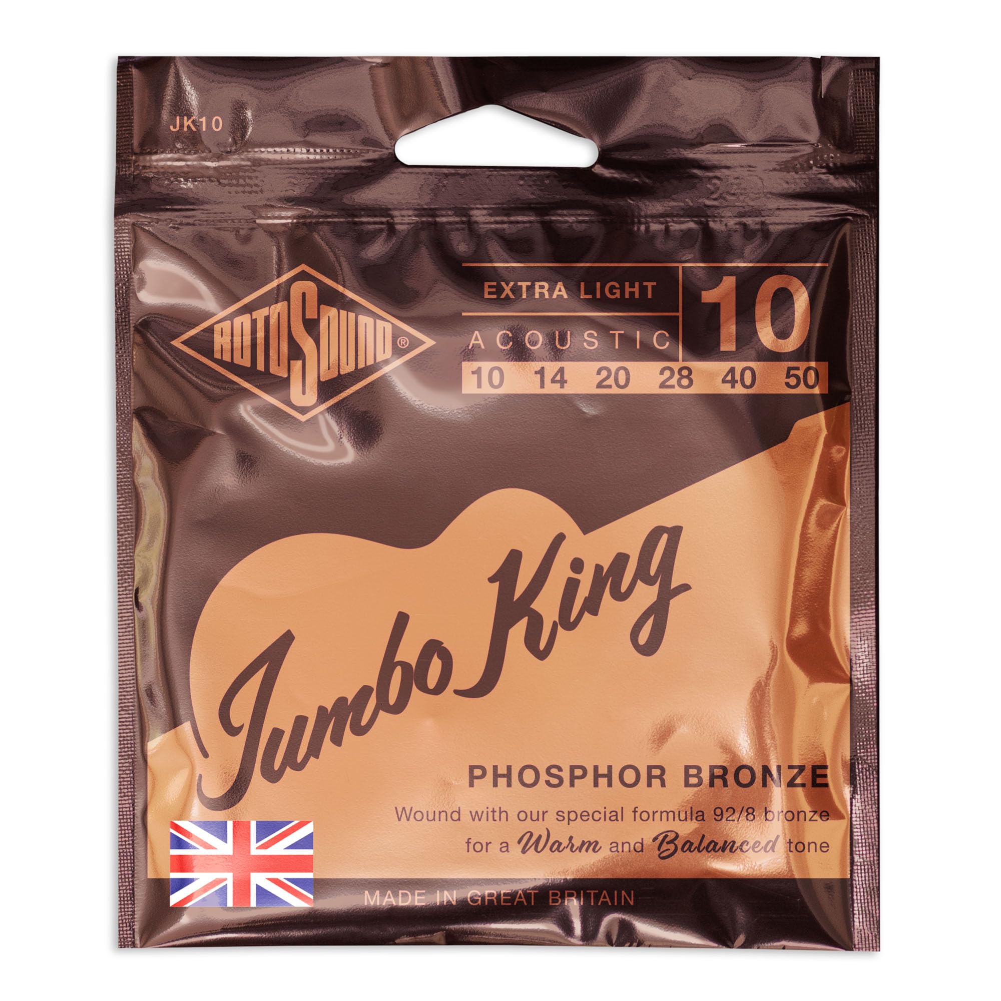 Strings for Acoustic Guitar JUMBO KING 6-str. JK10 Extra-Light 10-50