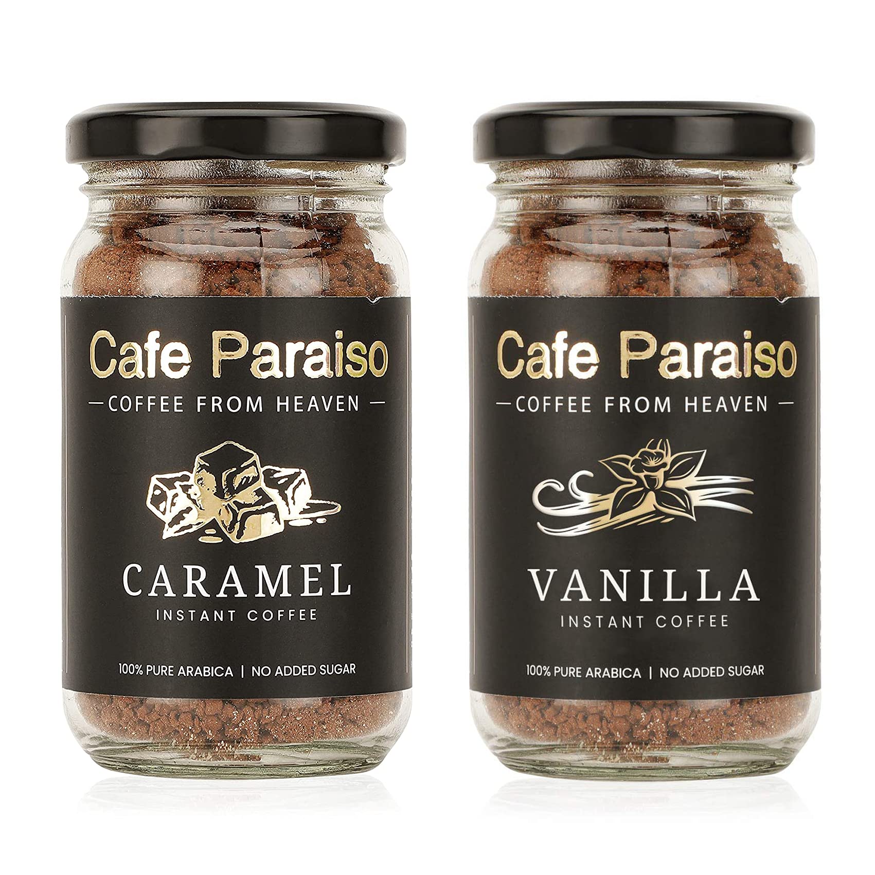 Cafe Paraiso Hazelnut Instant Premium Flavored Arabica Coffee | Agglomerated | Medium Roasted | 50g Each | Rich Hazelnut Flavor