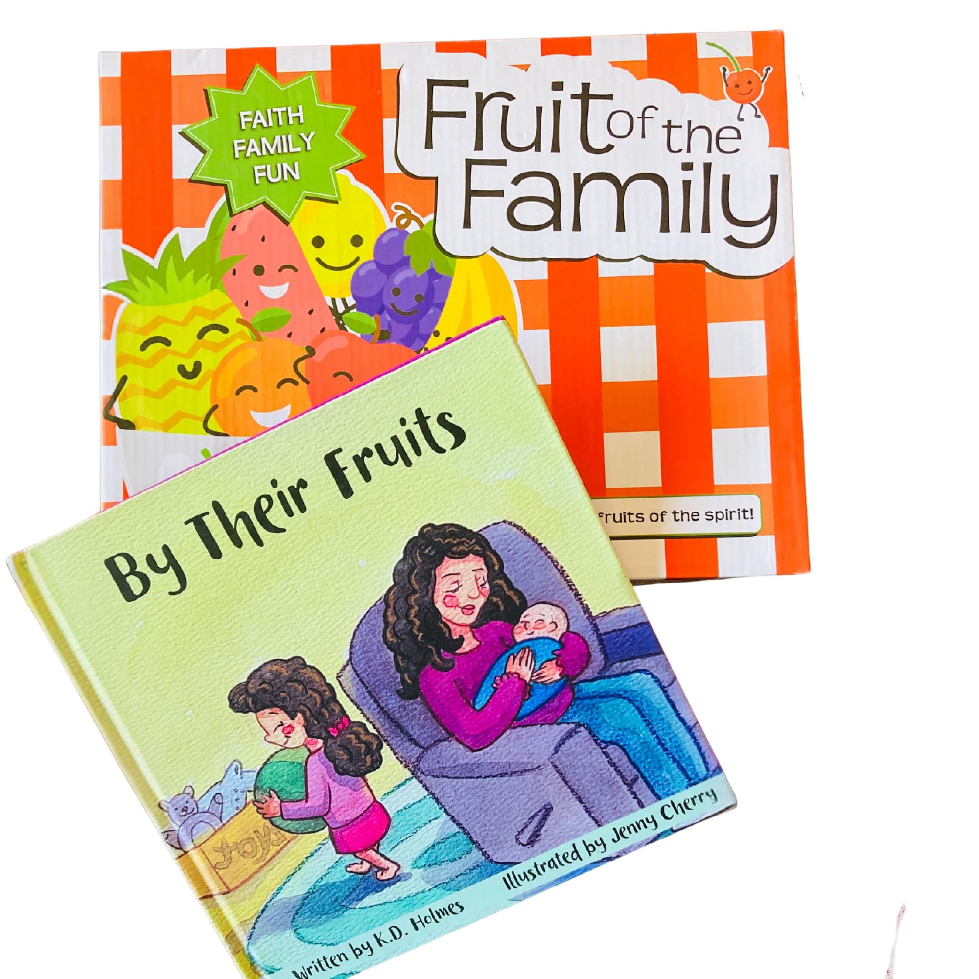 Fruit of The Spirit Bundle! “by Their Fruits” Hardcover Children’s Book Bundled with “Fruit of The Family” Game/Activity Set, Fun Homeschool Resource,