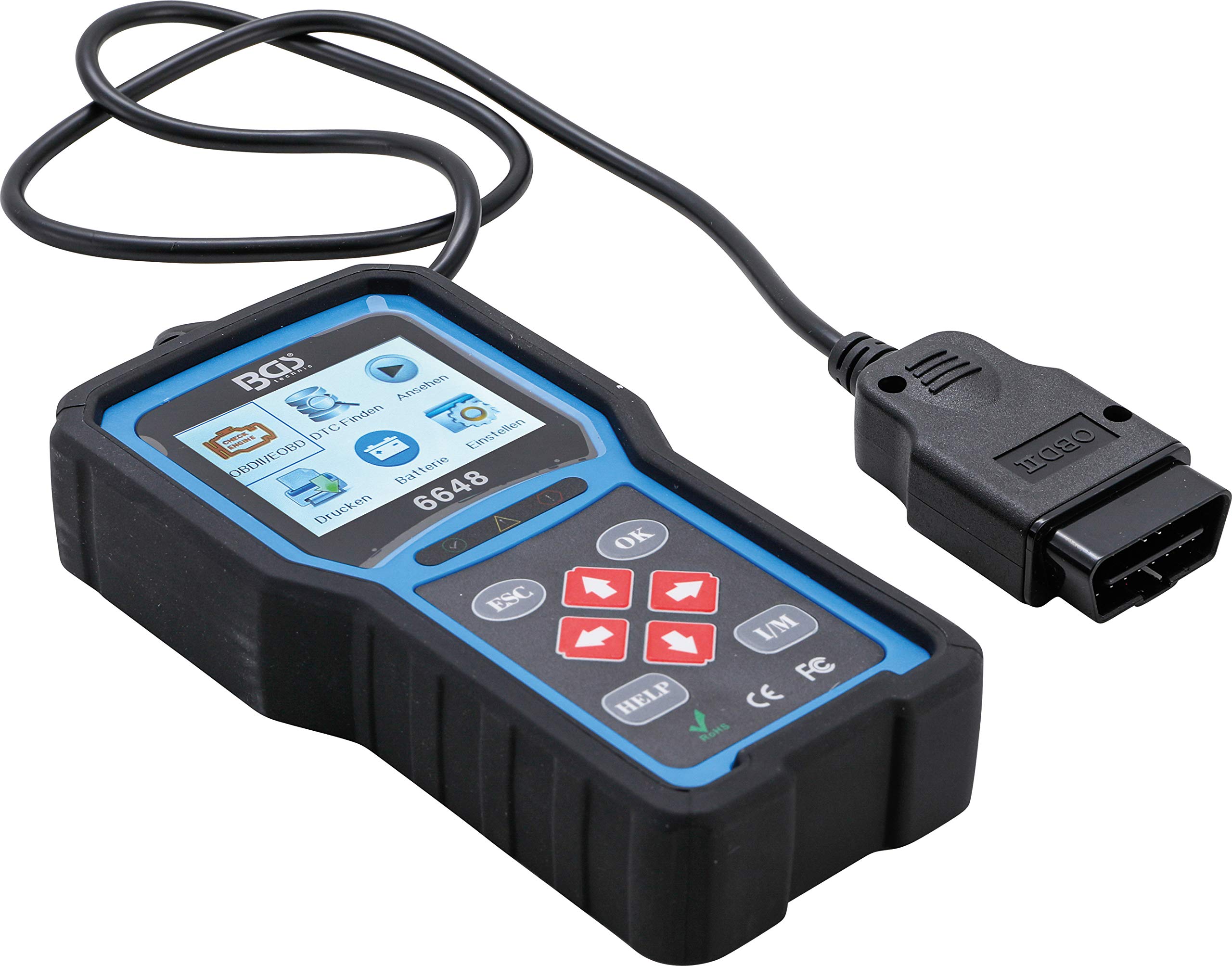 BGS 6648 | Urządzenie do diagnostyki błędów OBD 2 (EOBD)