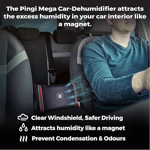 Miniatura 8 de Bolsa deshumidificadora para automóvil, paquete de 4 unidades, absorbe la humedad, la humedad y la condensación en los parabrisas y el interior del