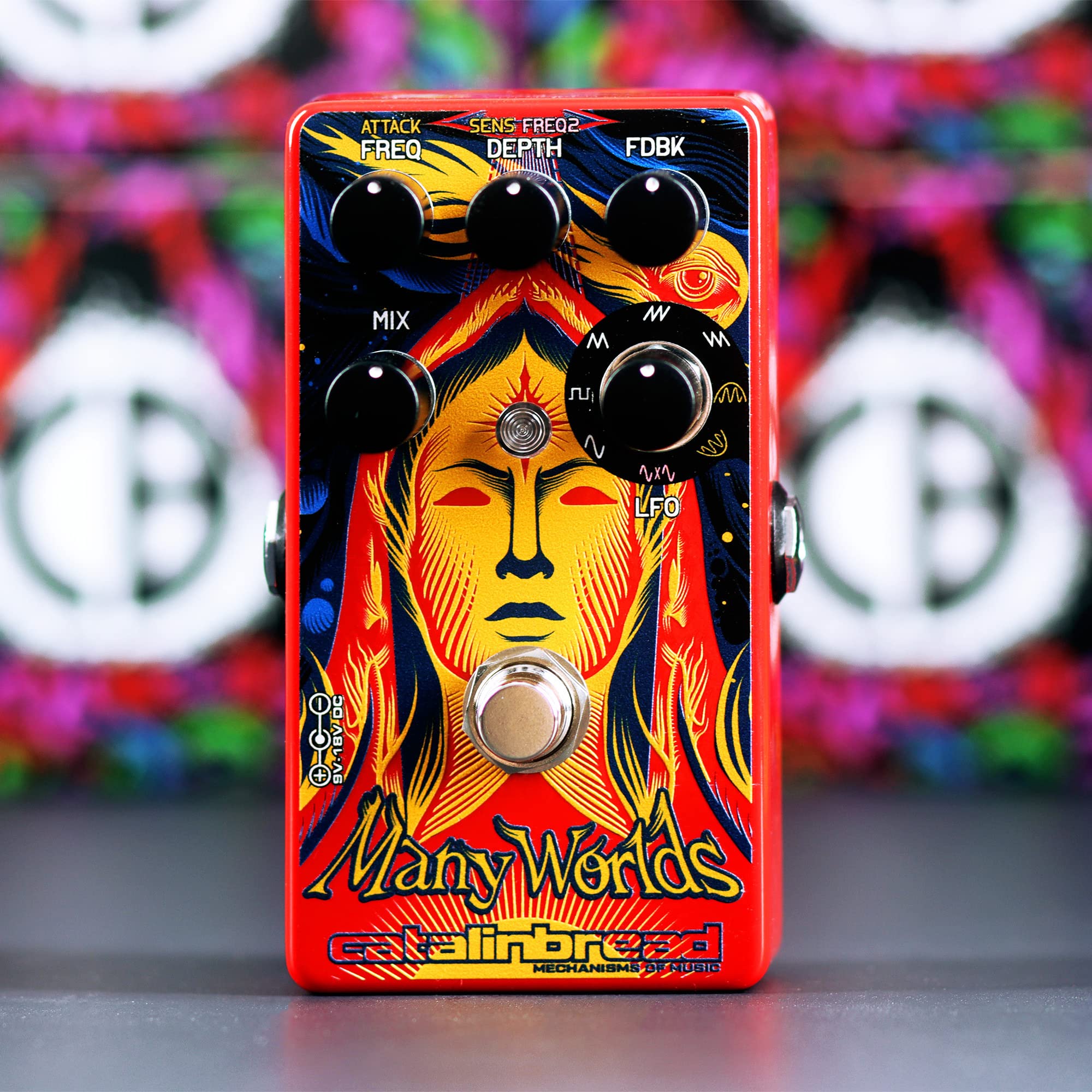 Amazon.com: Catalinbread Many Worlds Phaser Pedal : Musical