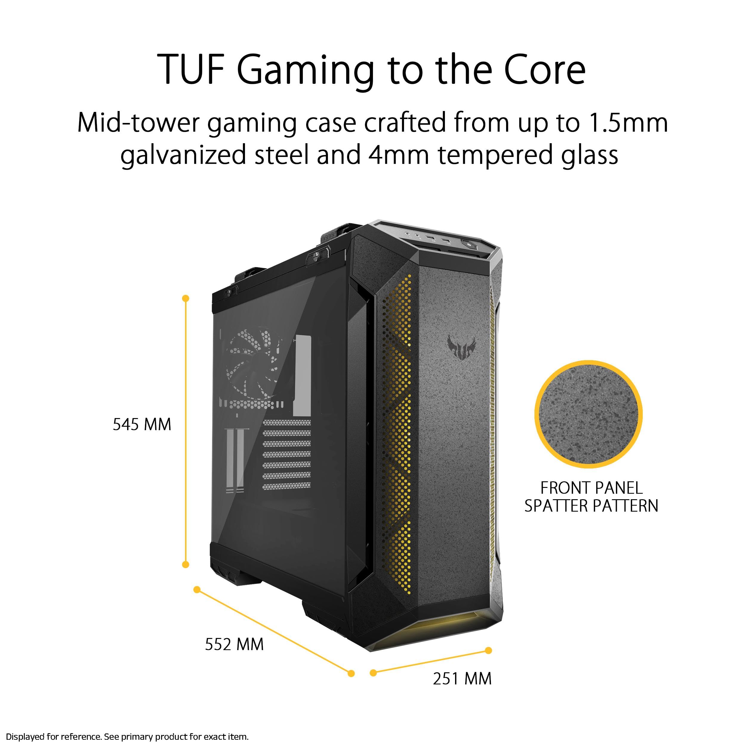 ASUS TUF GAMING GT501 ホワイトエディション ATXミドルケース