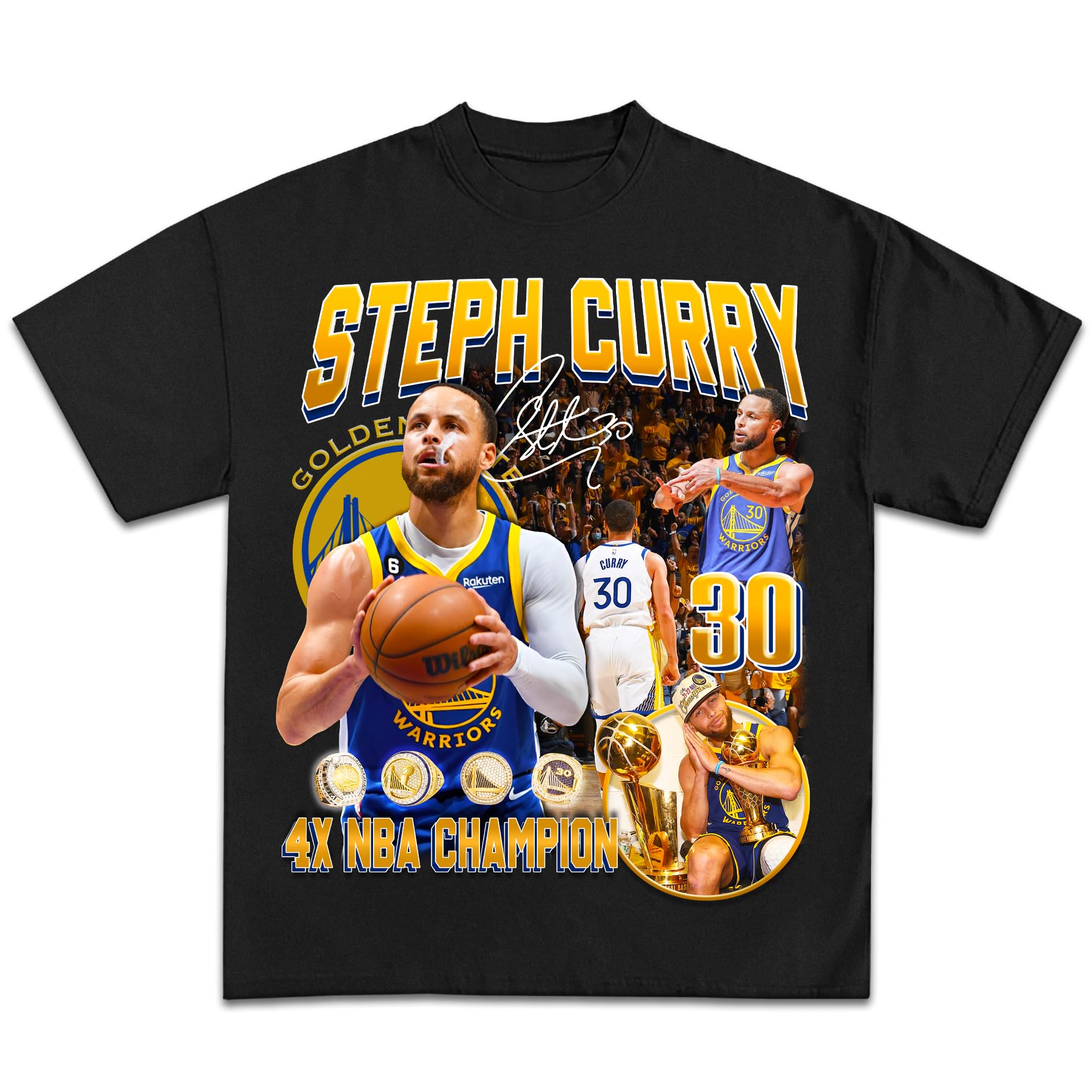 Steph Curry Night Nite Celebration T-Shirt | Vintage Basketball Graphic | Premium Quality Heavyweight Shirt for Men & Women