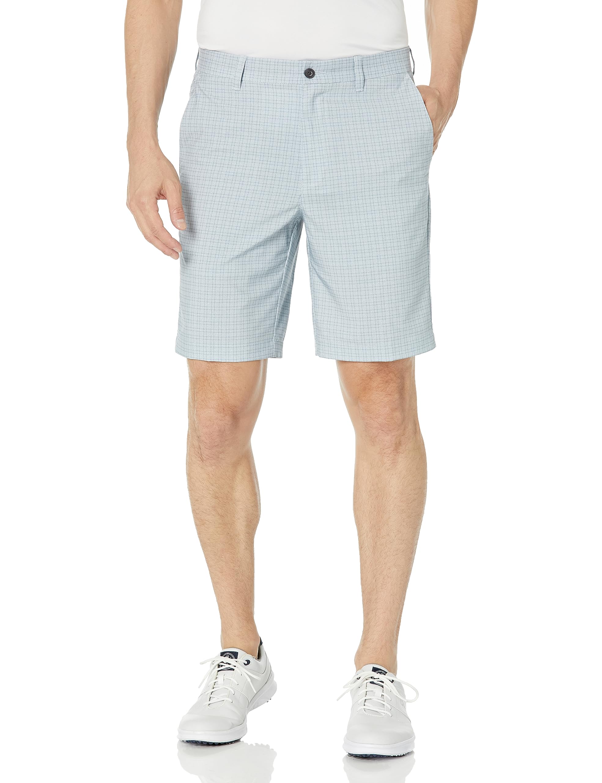 Pga Tour Men's Tradewinds Flat Front Mini Geo Print Golf Short, 32