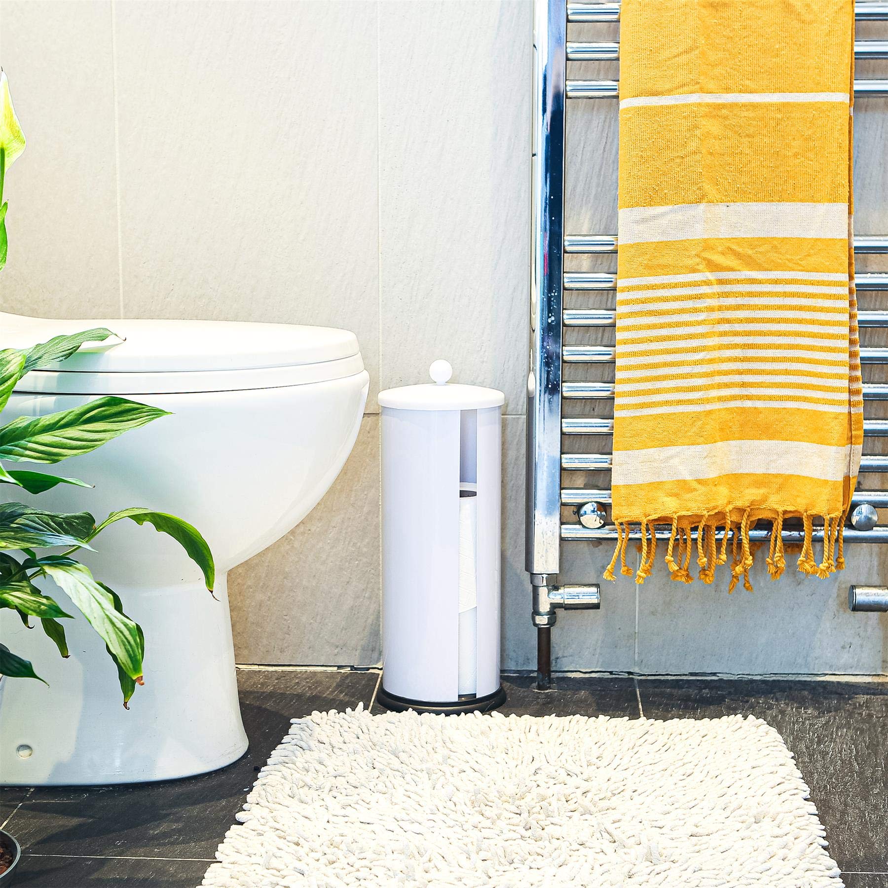 Nicola Spring Serviettes de Bain en Coton Turc de Luxe - Plage légère peshtemal fouta - 162 x 90 cm - Gris/Jaune - Pack de 4