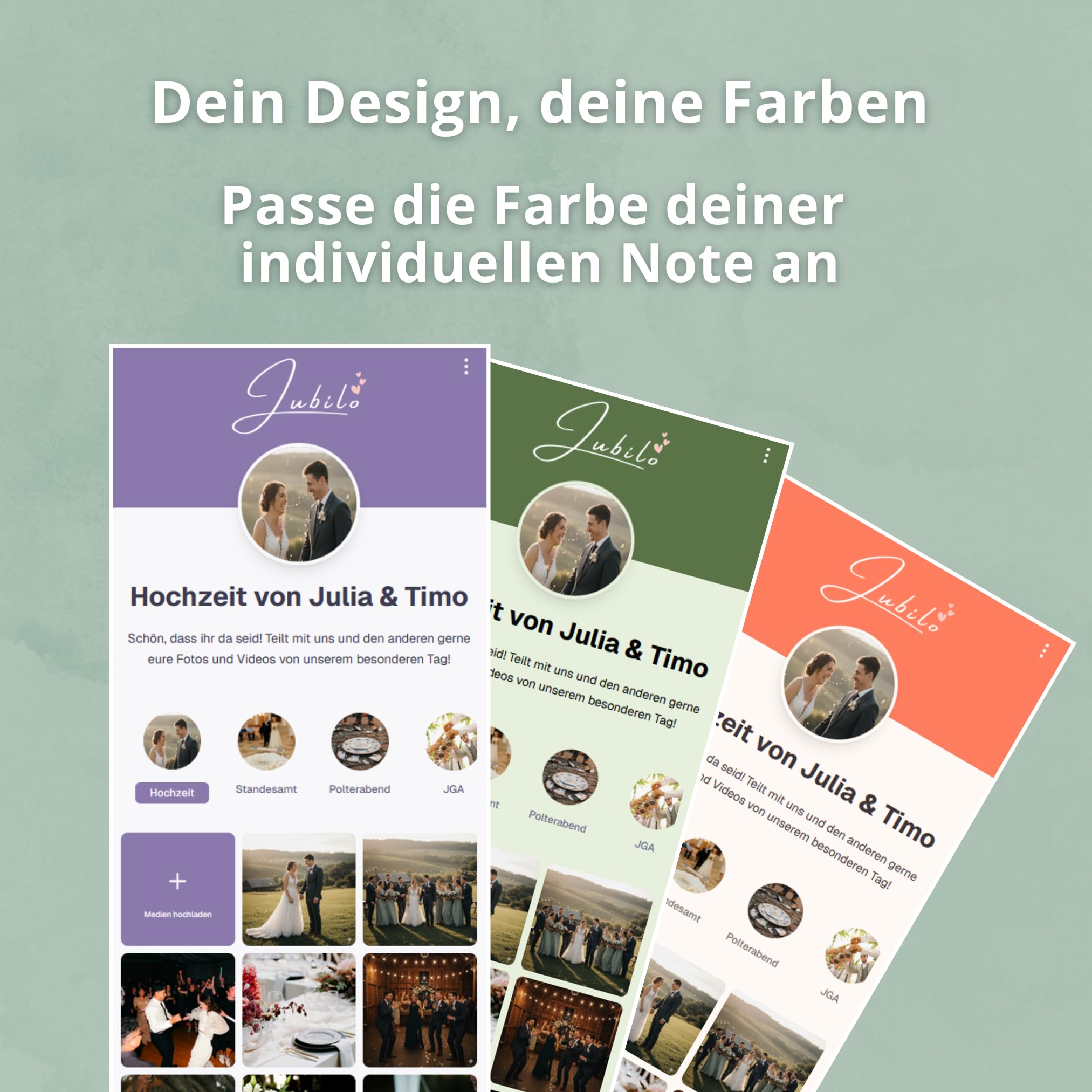 Jubilo Hochzeitsfotos QR Code mit 25 Tischkarten | Fotogalerie | Hochzeitsbilder sammeln mit Gästen | Hochzeitsspiele und Fotoaufgaben | Fotospiele Für unvergessliche Hochzeit Erinnerungen