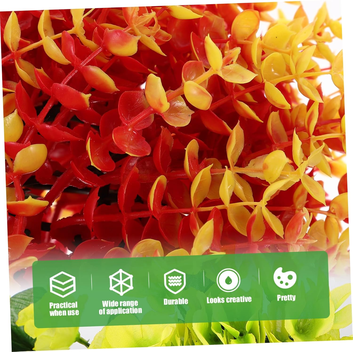 Simulation Grass Decor Artificial Topiary for Weddings Parties and Home Decoration Hanging Faux Plant for Use