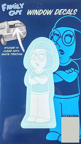 Family Guy Meg Griffin - Adhesivo para ventana y automóvil; con licencia oficial