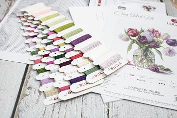 Cross Stitch Kit Luca-S - Bouquet of Tulips
