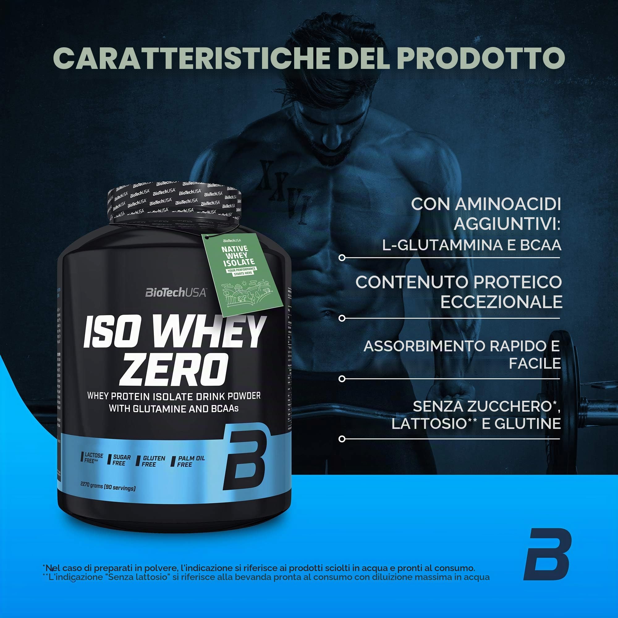 BioTech USA Iso Whey Zero 2270g Taste Chocolate by BiotechUSA