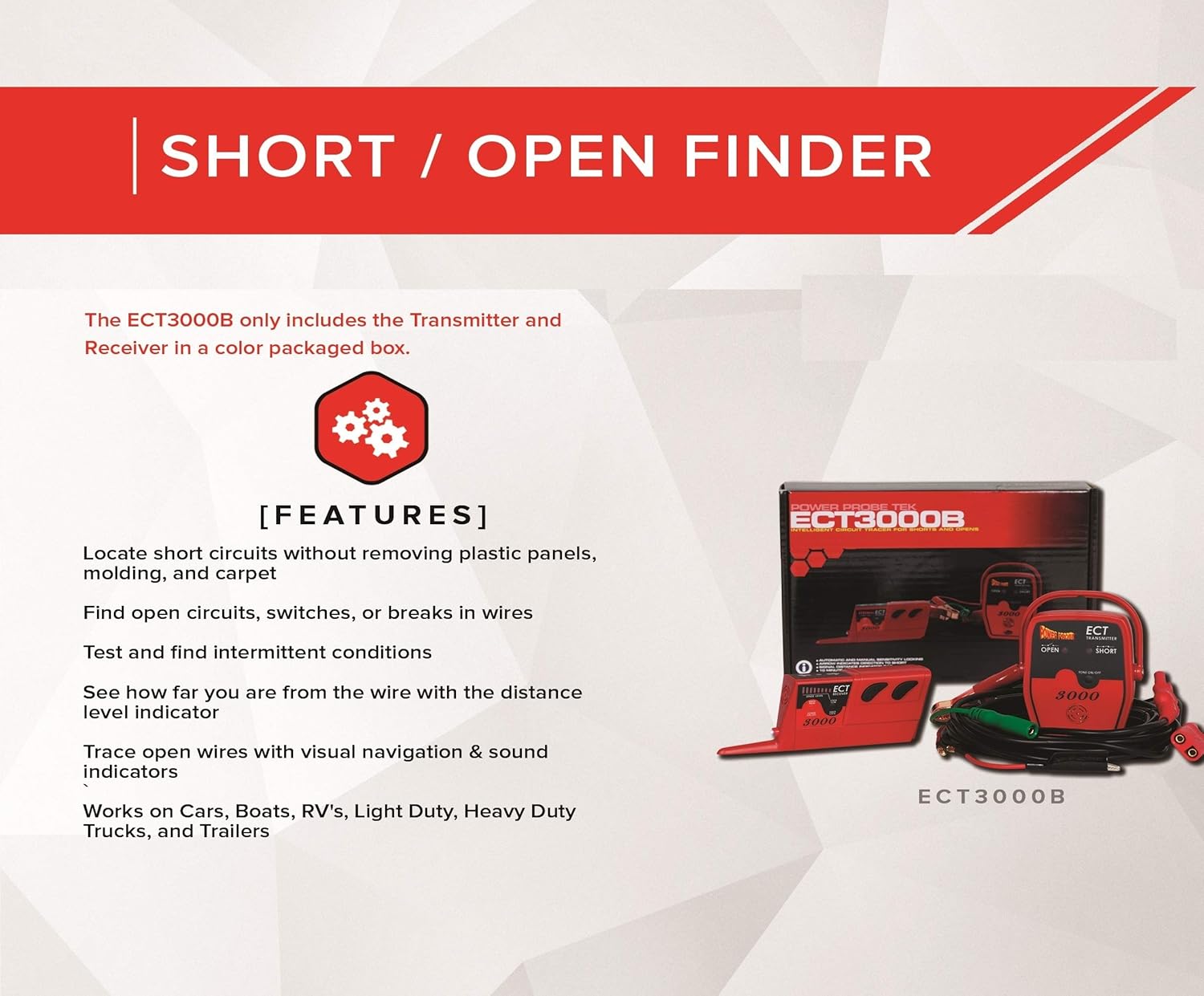 Flаѕh Dеаlѕ - 50% оƒƒ Power Probe Short/Open Circuit Finder NO Box (ECT3000B) [Car Test Tool, Electrical Circuit Tester, Short Circuit Indicator, Open Circuit Tracer]