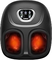 CuPiLo Foot Massager FSA HSA Eligible: Upgraded Heat, 5-Level Compression & Vibration for Plantar Fasciitis Neuropathy Relief, Gifts for Men Women