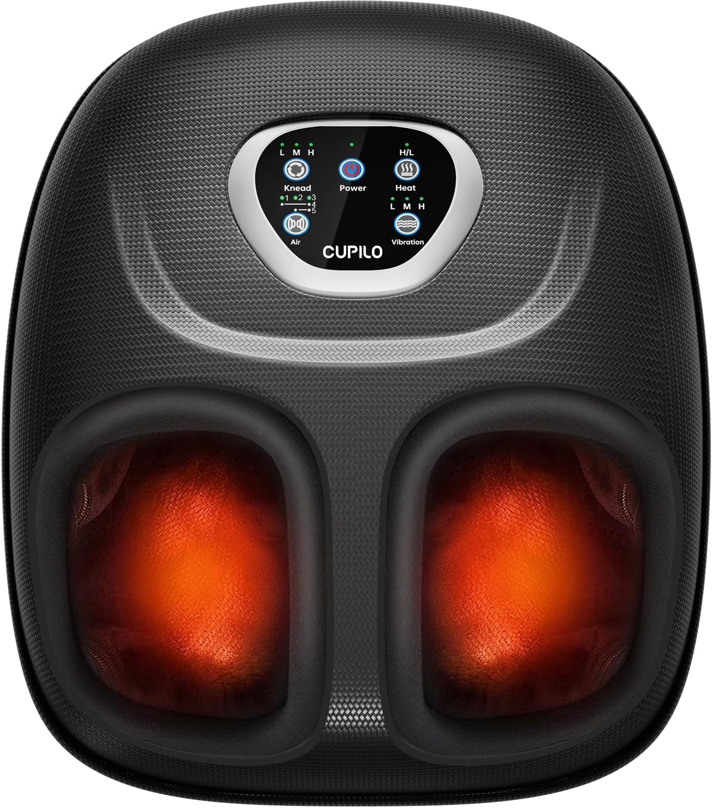 Foot Massager FSA Eligible HSA, 2026 Upgraded Feet Massager with Heat for Plantar Fasciitis Relief, 5 Levels Compression & Vibration Massage for Neuropathy, Birthday Day Gifts for Women Men