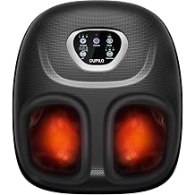 CuPiLo Foot Massager FSA Eligible HSA, 2026 Upgraded, Fathers Day Dad Gifts for Men, Feet Massager with Heat for Plantar Fasciitis Relief, 5 Levels Compression &amp; Vibration Massage for Neuropathy