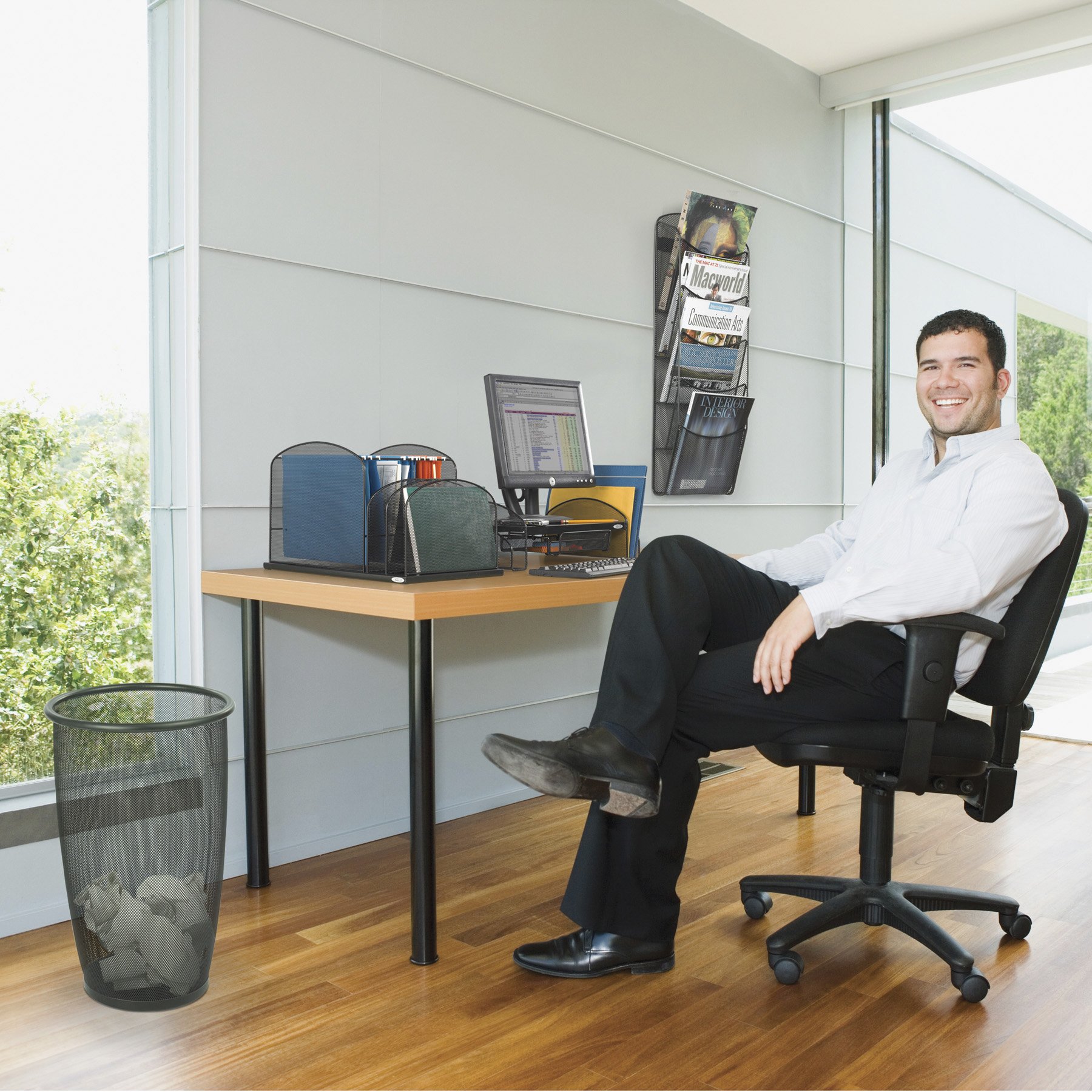 Safco 3259BL Acciaio Nero scatola per archivio
