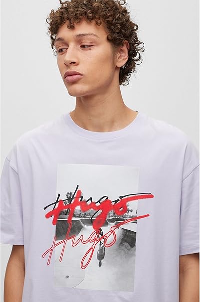 HUGO Men's T-Shirt Data Chart, Black 1 : Amazon.com.be: Fashion