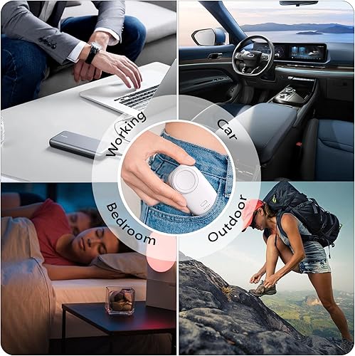 Miniatura 7 de Cargador inalámbrico portátil para Apple Watch Series 987SE65432UItra, banco de energía adicional de 1200 mAh con cable de carga integrado entrada,