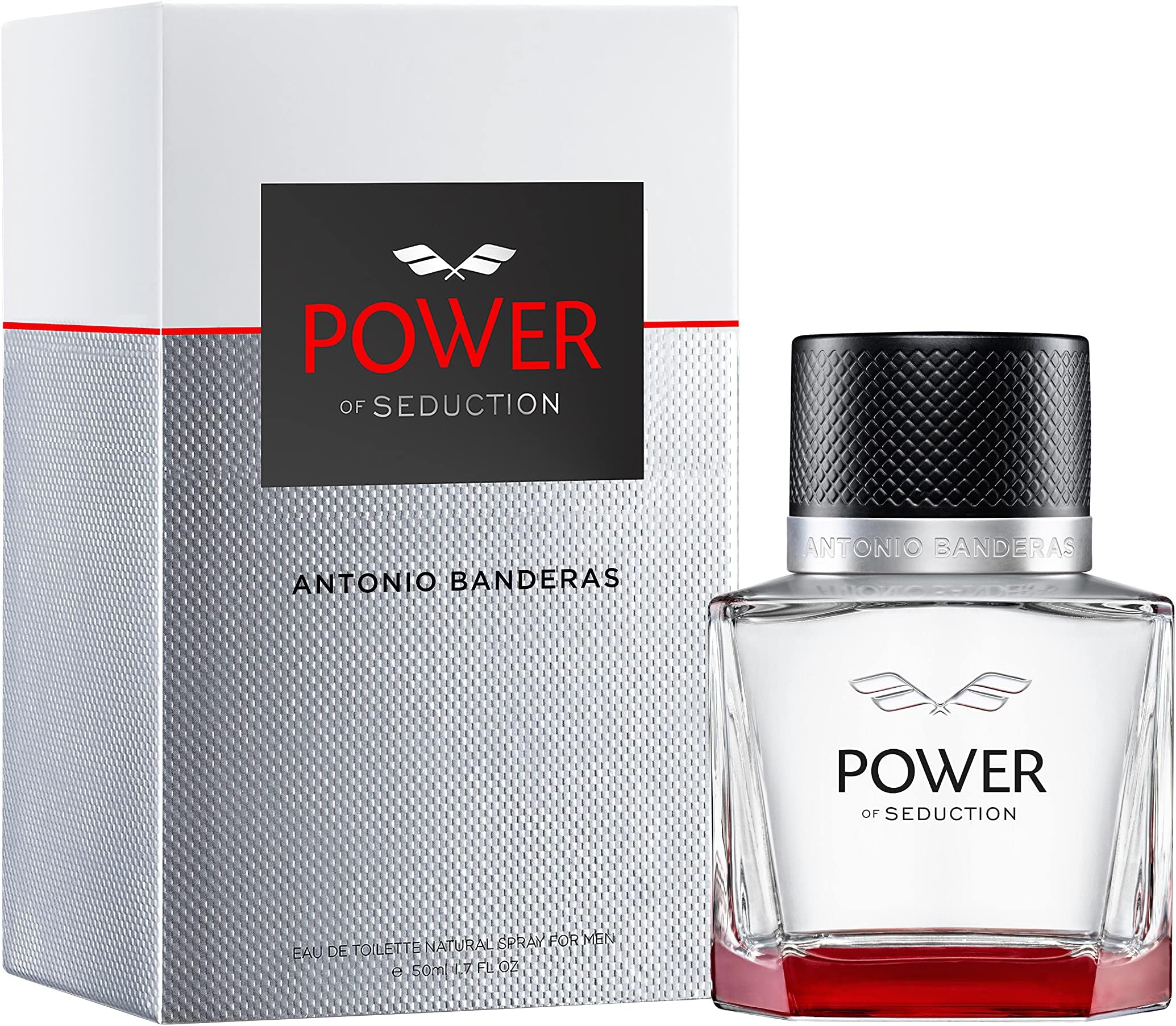 Banderas Perfumes - Power of seduction - Eau de toilette Spray for Men - Long Lasting - Masculine, Elegant and Sexy Fragance - Lavender, Apple and Woody Notes - Ideal for Day Wear - 50 ml